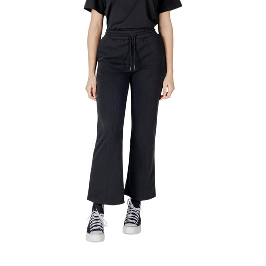 Pantalones deportivos Converse de algodón negro