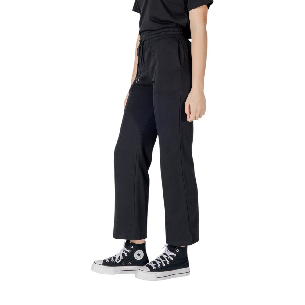Pantalones deportivos Converse de algodón negro