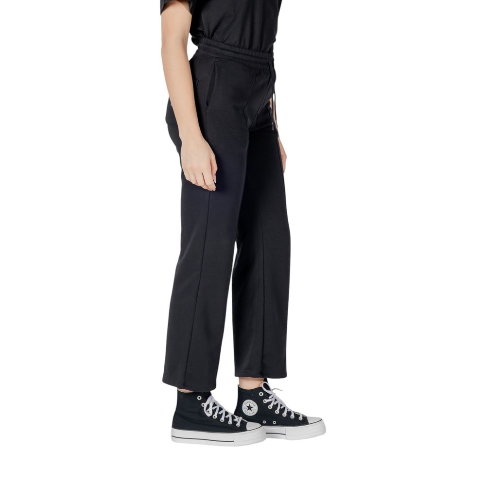 Pantalones deportivos Converse de algodón negro