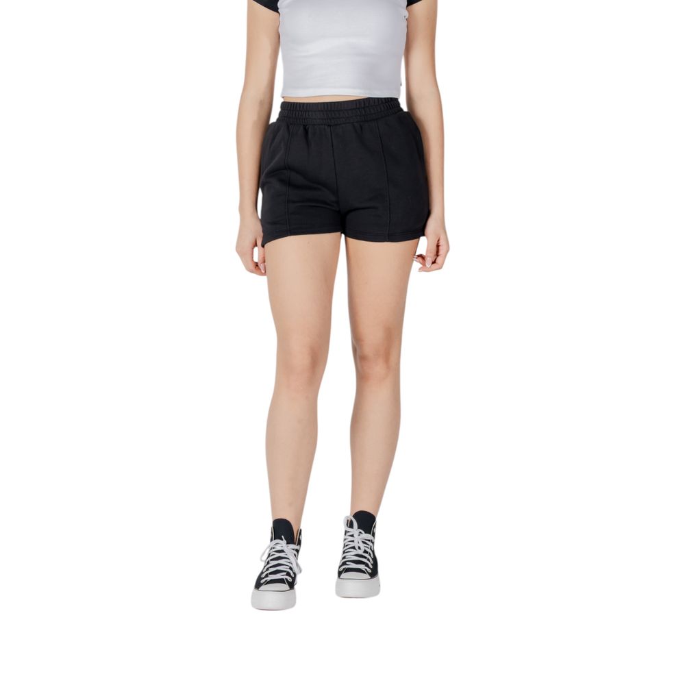 Converse Shorts Bermuda de Algodón Negros