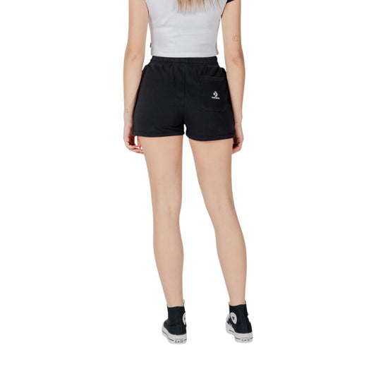 Converse Shorts Bermuda de Algodón Negros