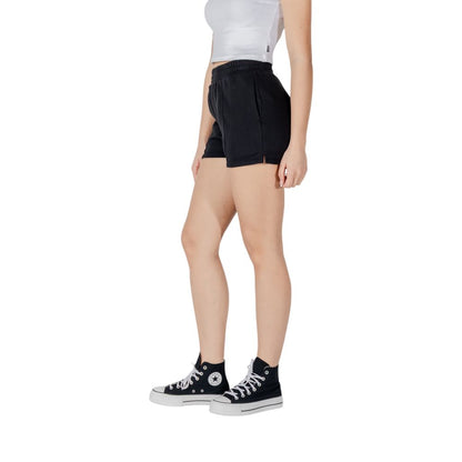 Converse Shorts Bermuda de Algodón Negros