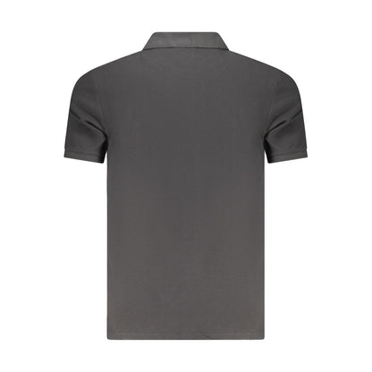 Polo Calvin Klein de algodón negro para hombre