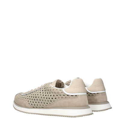 Zapatillas bajas Dolce & Gabbana de tela beige