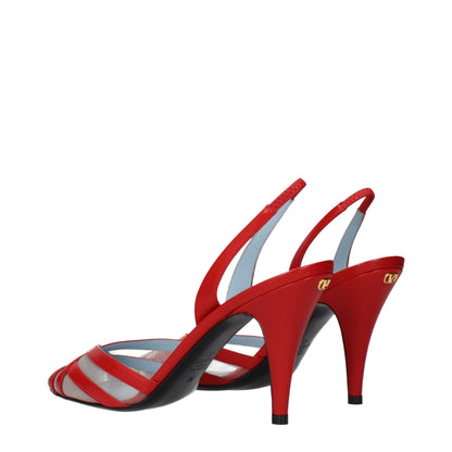 Valentino Garavani Red Leather Stiletto Sandals
