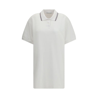 Vestido casual de algodón blanco de Alexander Wang