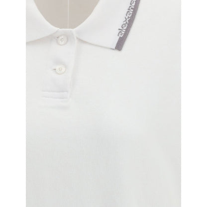 Vestido casual de algodón blanco de Alexander Wang