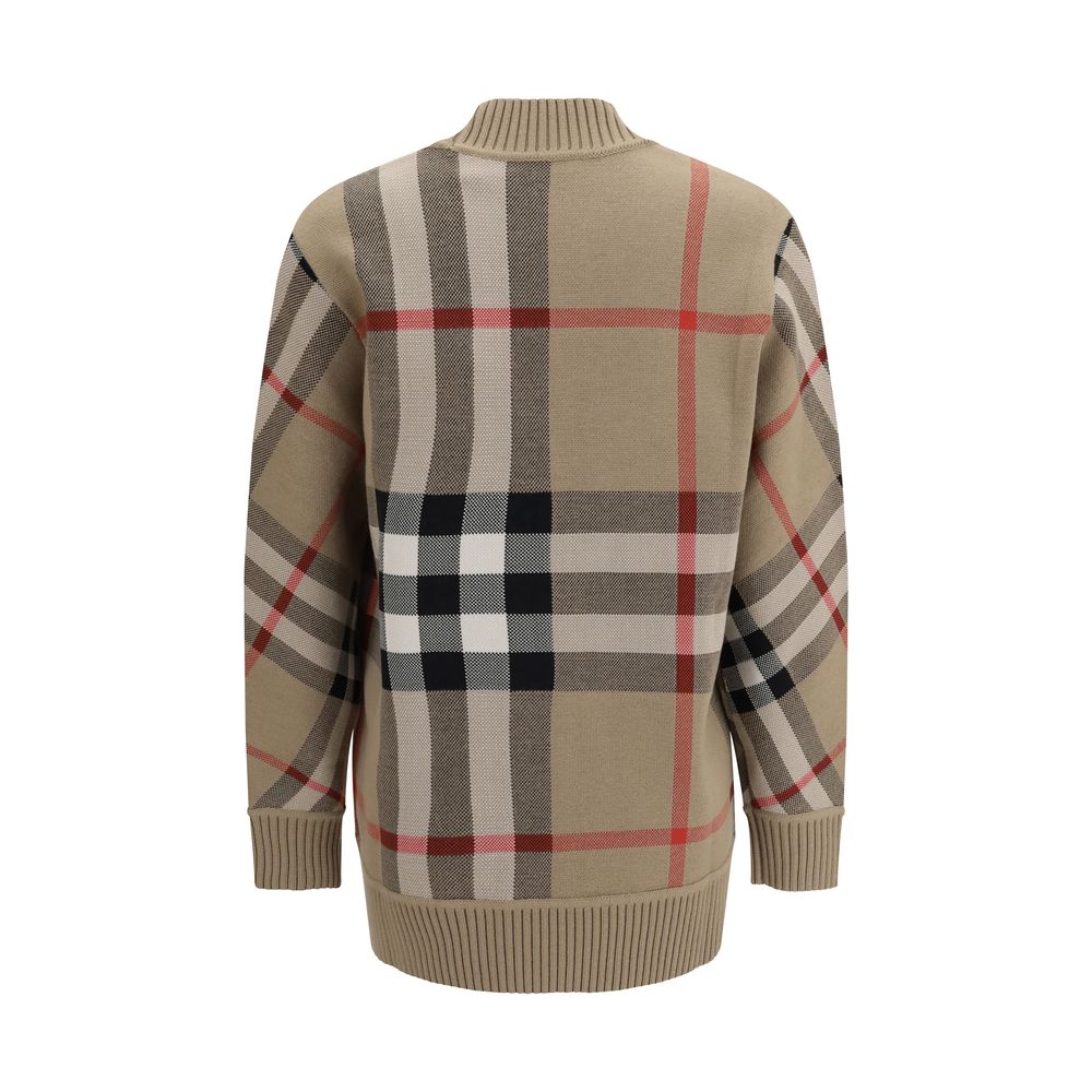 Sweat-shirt en polyester intemporel Burberry beige