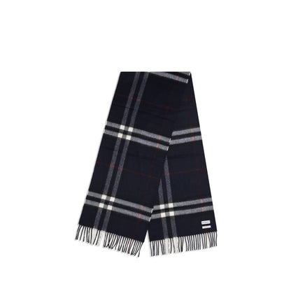 Bufanda Burberry Azul Cachemir