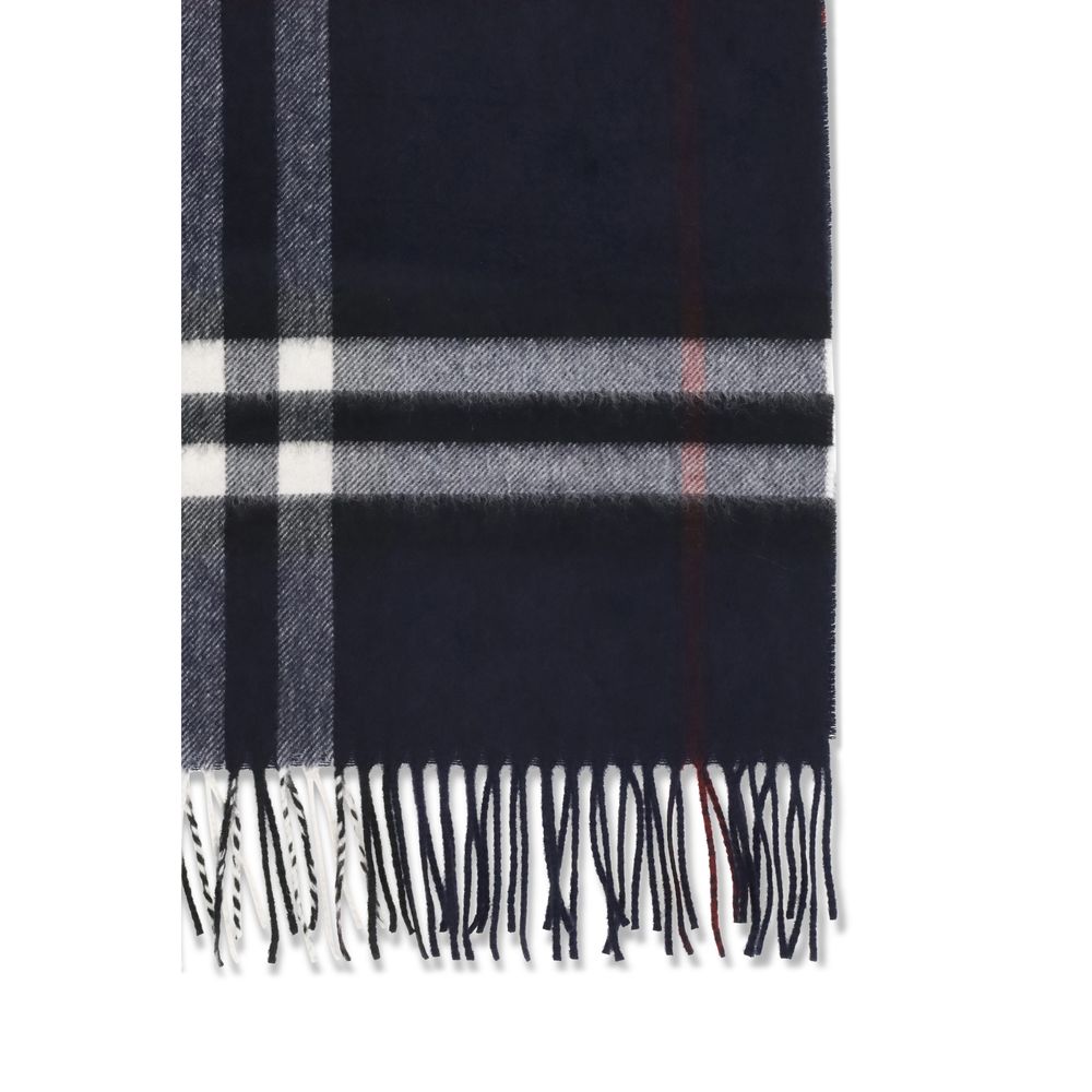 Bufanda Burberry Azul Cachemir
