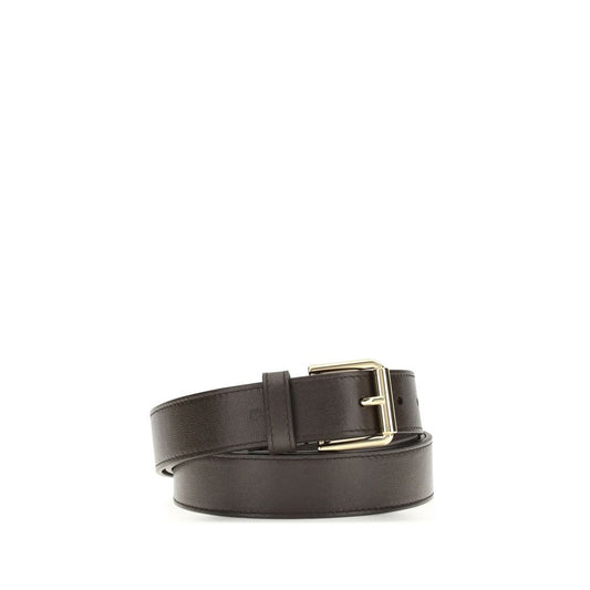 Cinturón Givenchy de piel de becerro marrón Bos Taurus regular