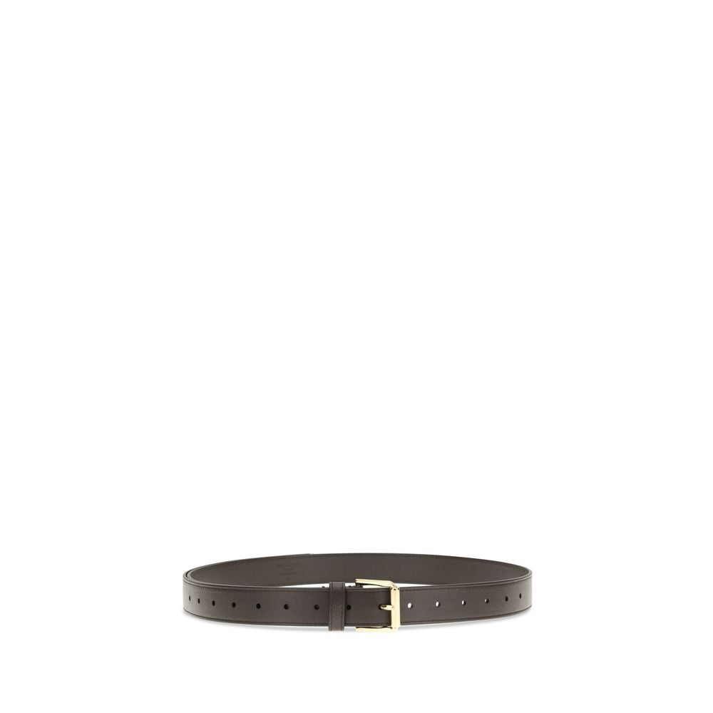 Cinturón Givenchy de piel de becerro marrón Bos Taurus regular