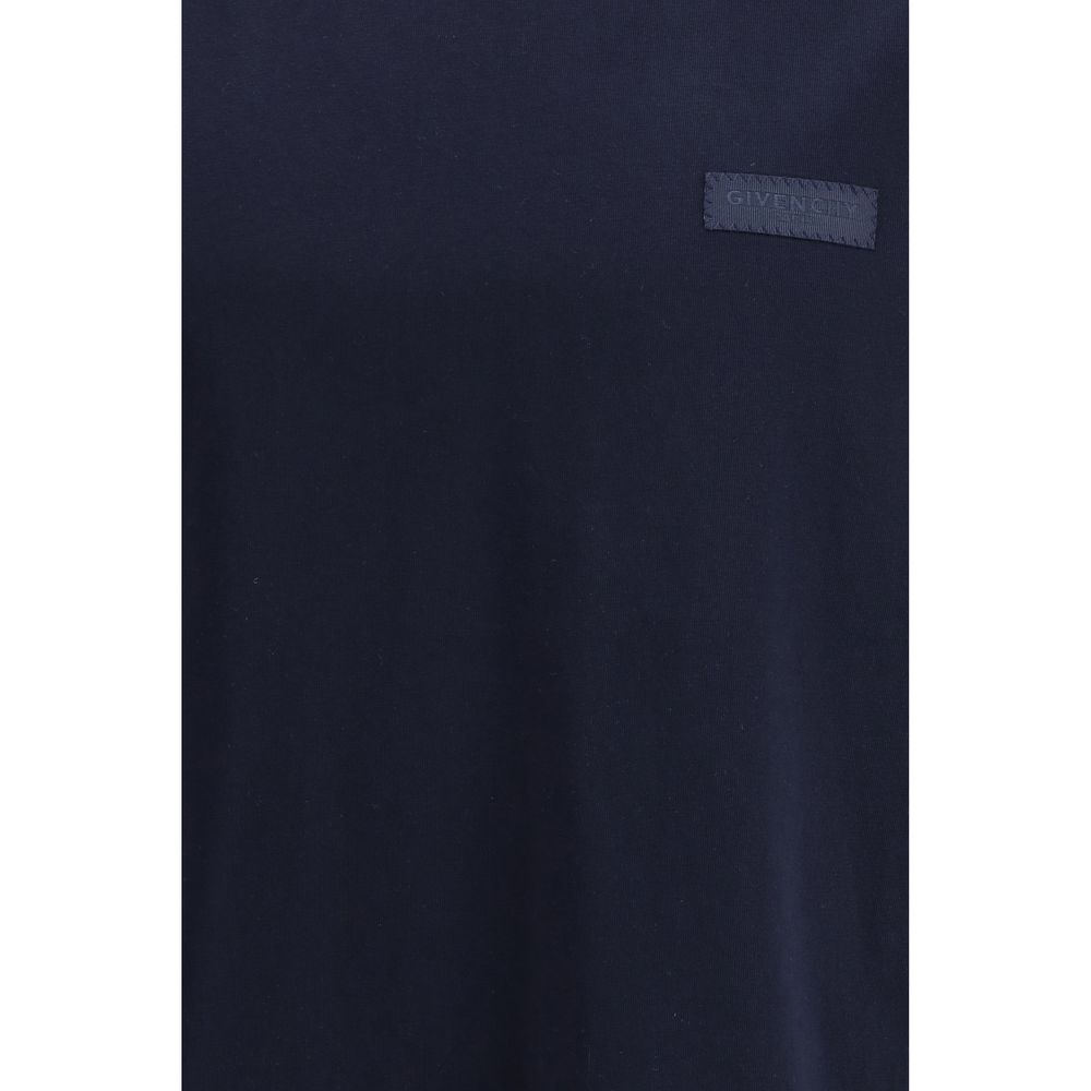 Givenchy Blue Regular-Fit Cotton T-Shirt