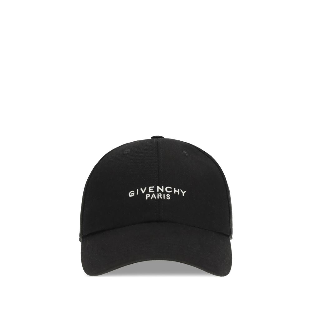 Gorra Givenchy de algodón negro (Gorra de béisbol)