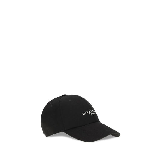 Gorra Givenchy de algodón negro (Gorra de béisbol)