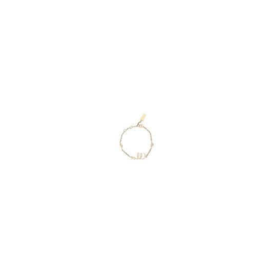 Pulsera Chloé de latón dorado