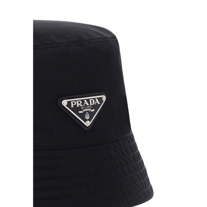 Gorro Bucket De Poliamida Negra Prada Coleccion Re Nylon