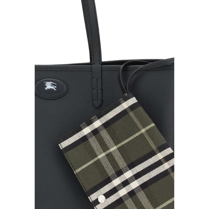 Bolso De Hombro Burberry Piel Negra Bos Taurus Modelo Bloomsbury