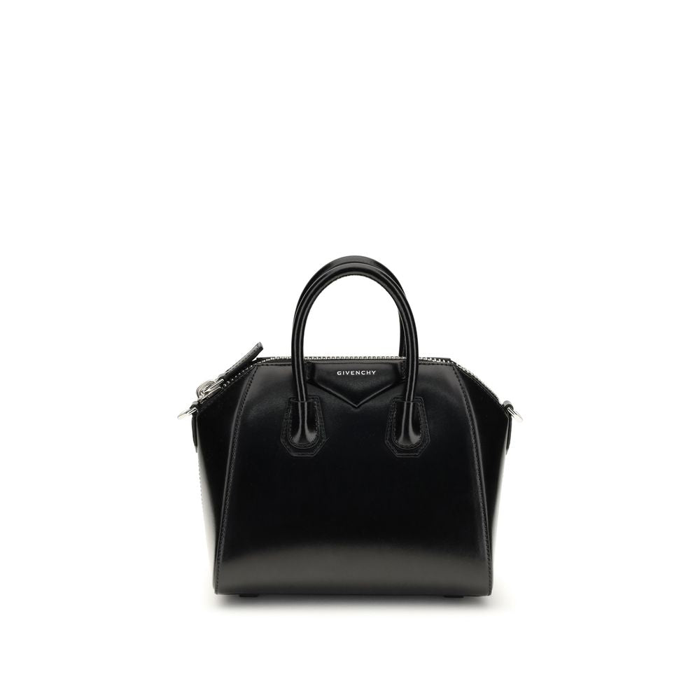 Sac à main Givenchy en cuir de veau noir Bos Taurus