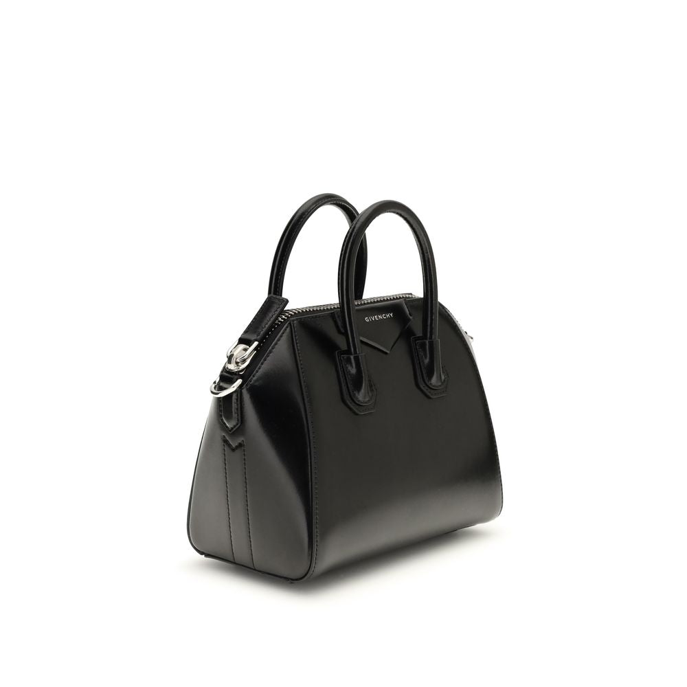 Sac à main Givenchy en cuir de veau noir Bos Taurus