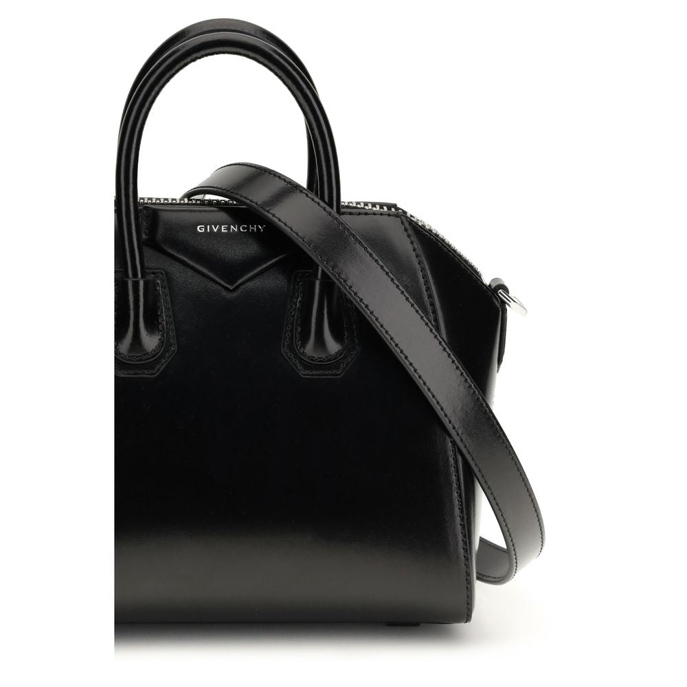 Sac à main Givenchy en cuir de veau noir Bos Taurus