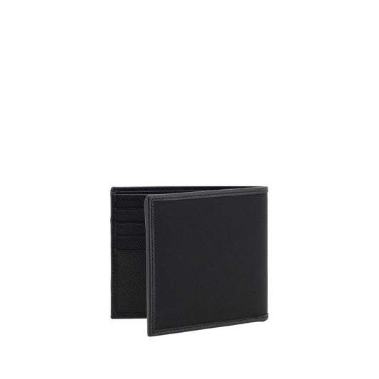 Prada Black Nylon Wallet - Optimized Structure And Urban Use