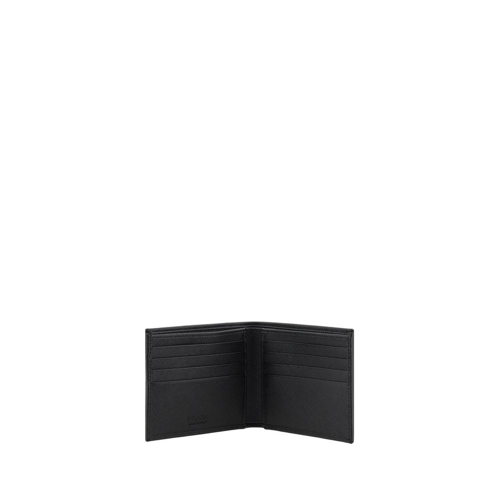 Prada Black Nylon Wallet - Optimized Structure And Urban Use