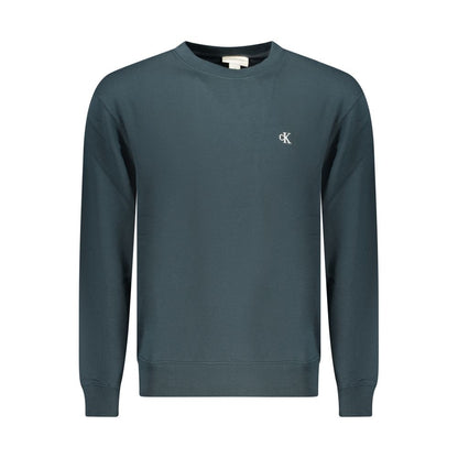 Sudadera de algodón azul para hombre Calvin Klein