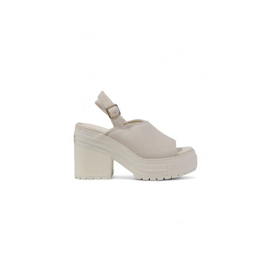 Zapatos de tacón Converse de ante beige con tacón alto