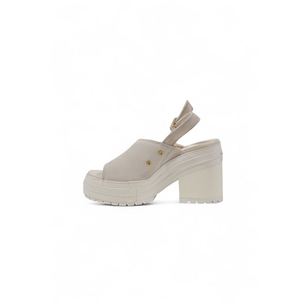 Zapatos de tacón Converse de ante beige con tacón alto