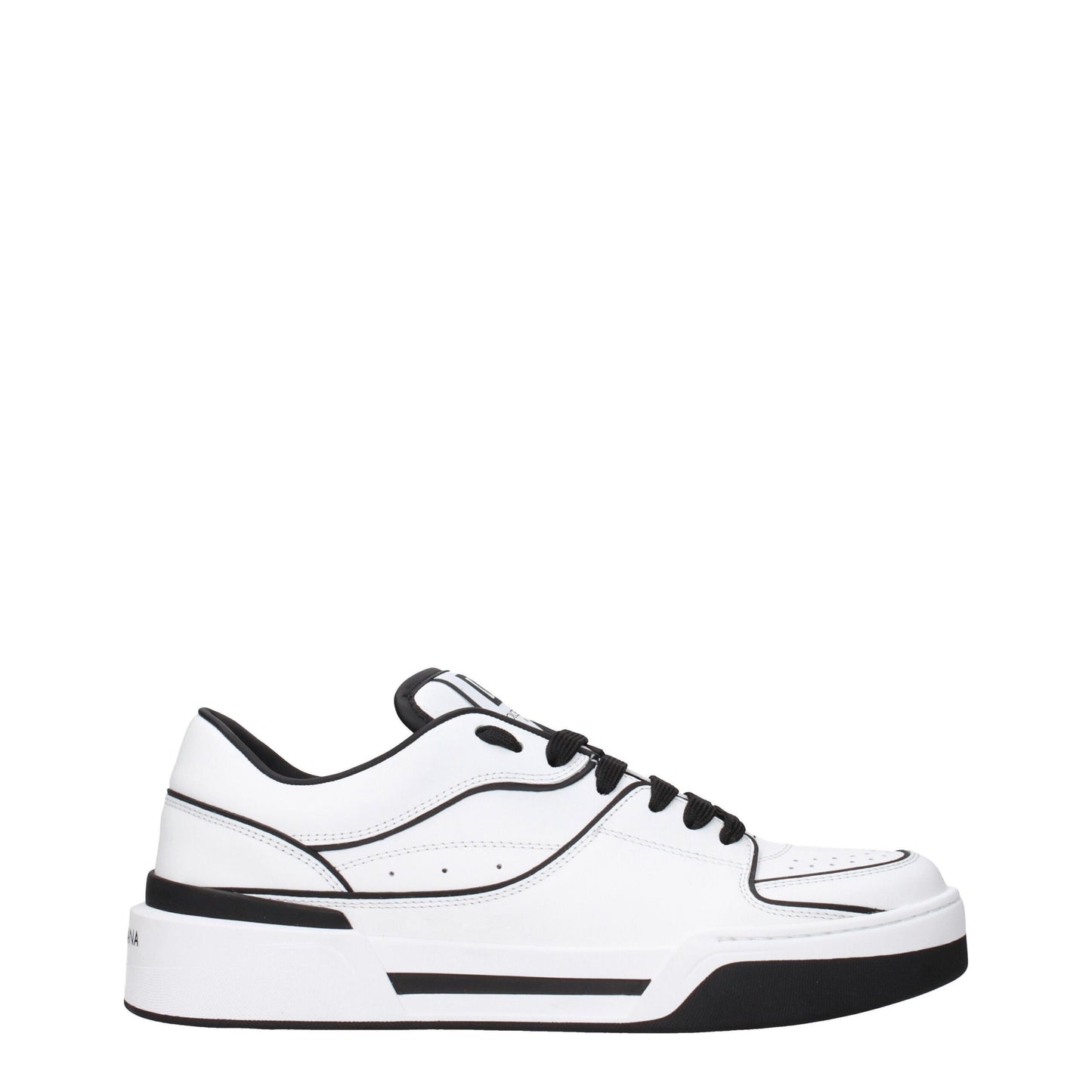 Zapatillas de cuero blancas Dolce & Gabbana