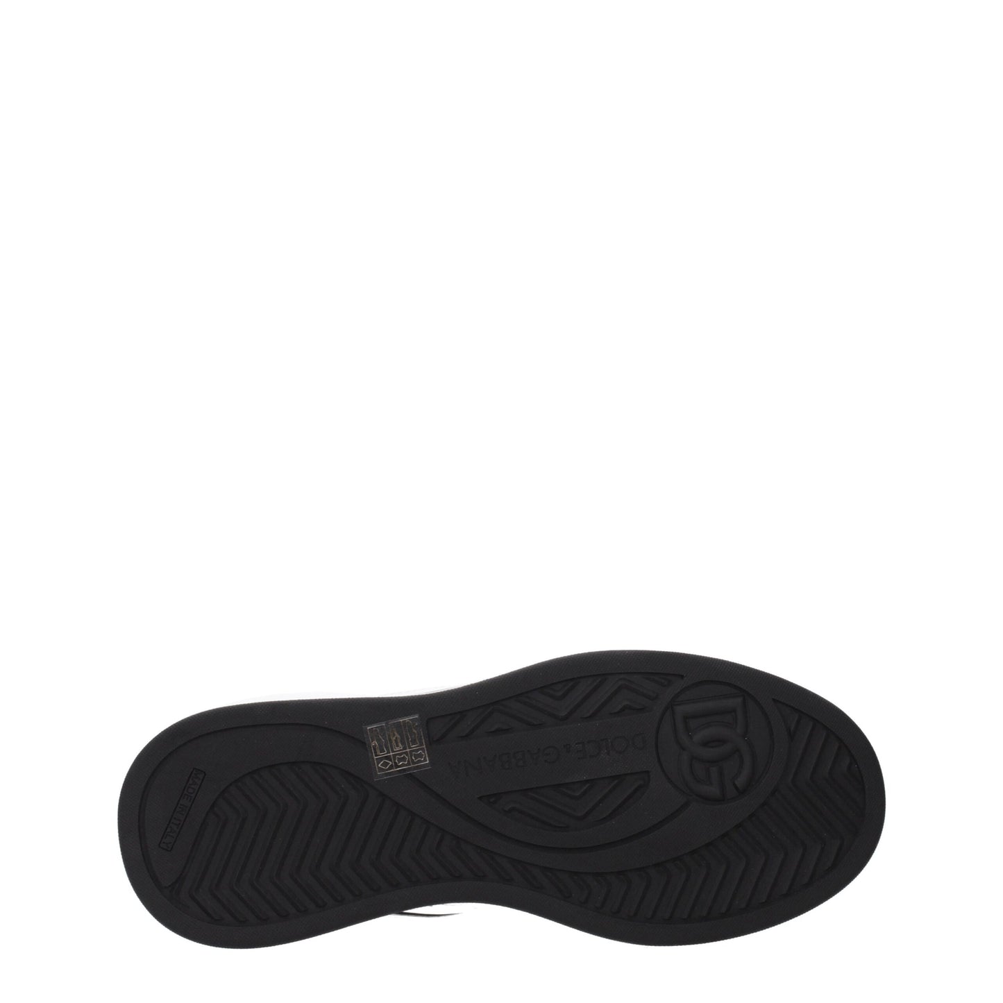 Zapatillas de cuero blancas Dolce & Gabbana