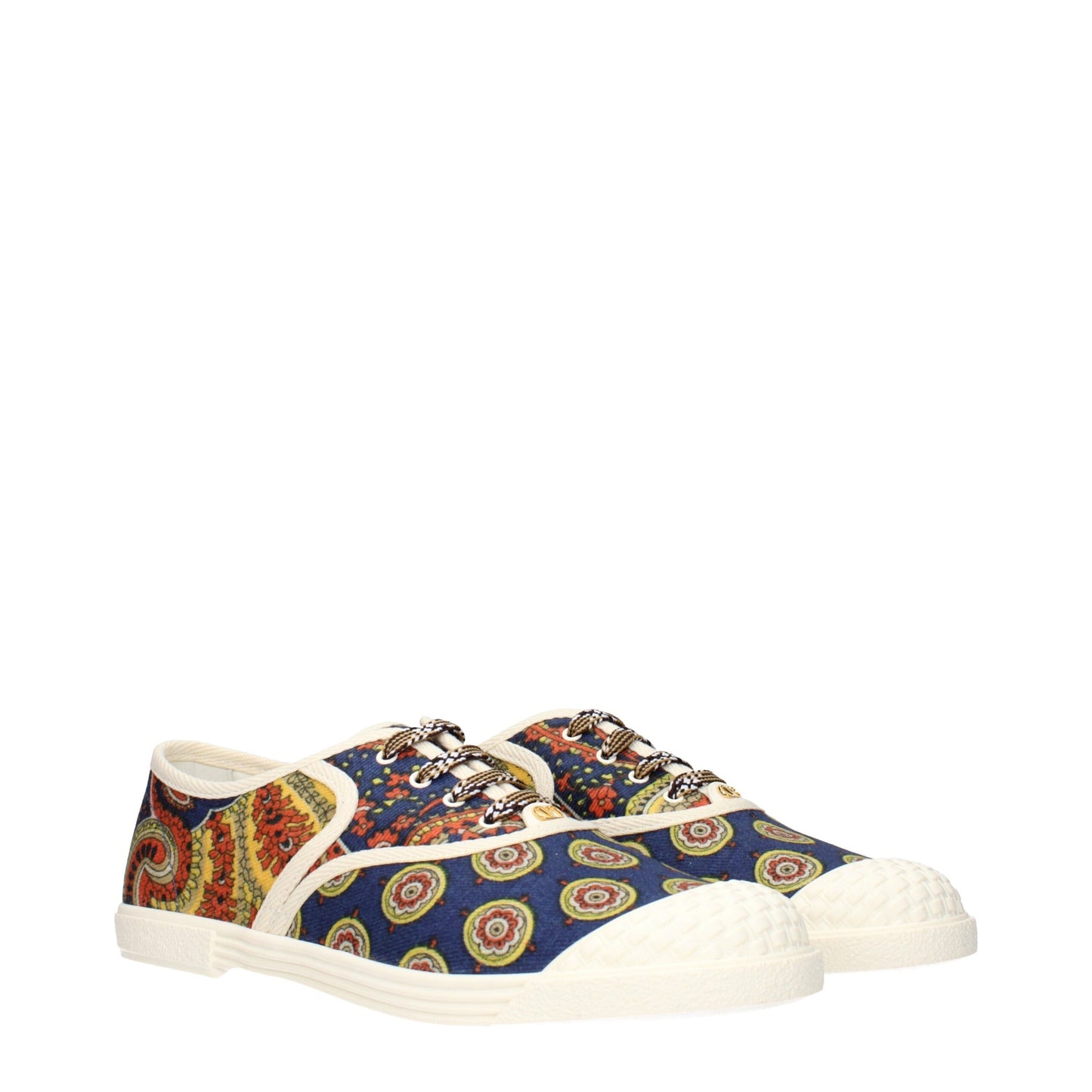 Zapatillas Bajas Valentino Garavani de Tejido Multicolor