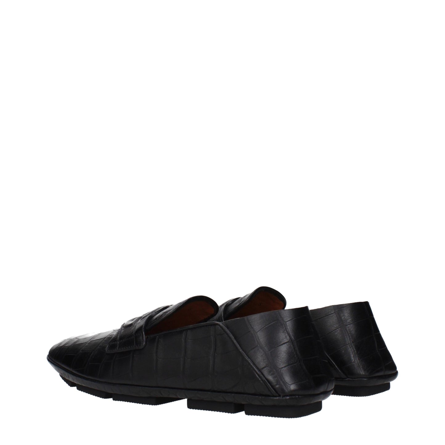 Mocasines Dolce & Gabbana de cuero negro sin cordones