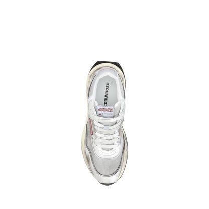 Zapatillas deportivas Dsquared² de piel de becerro blanca Bos Taurus
