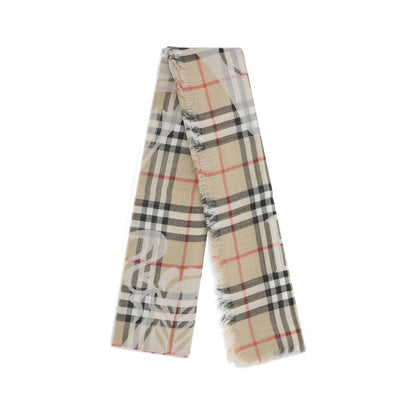 Burberry Beige Wool Scarf - Classic and Timeless Style