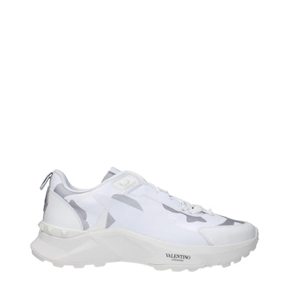 Valentino Garavani White Fabric Sneakers
