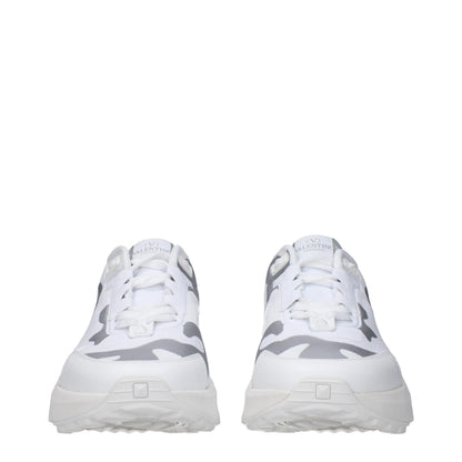Valentino Garavani White Fabric Sneakers
