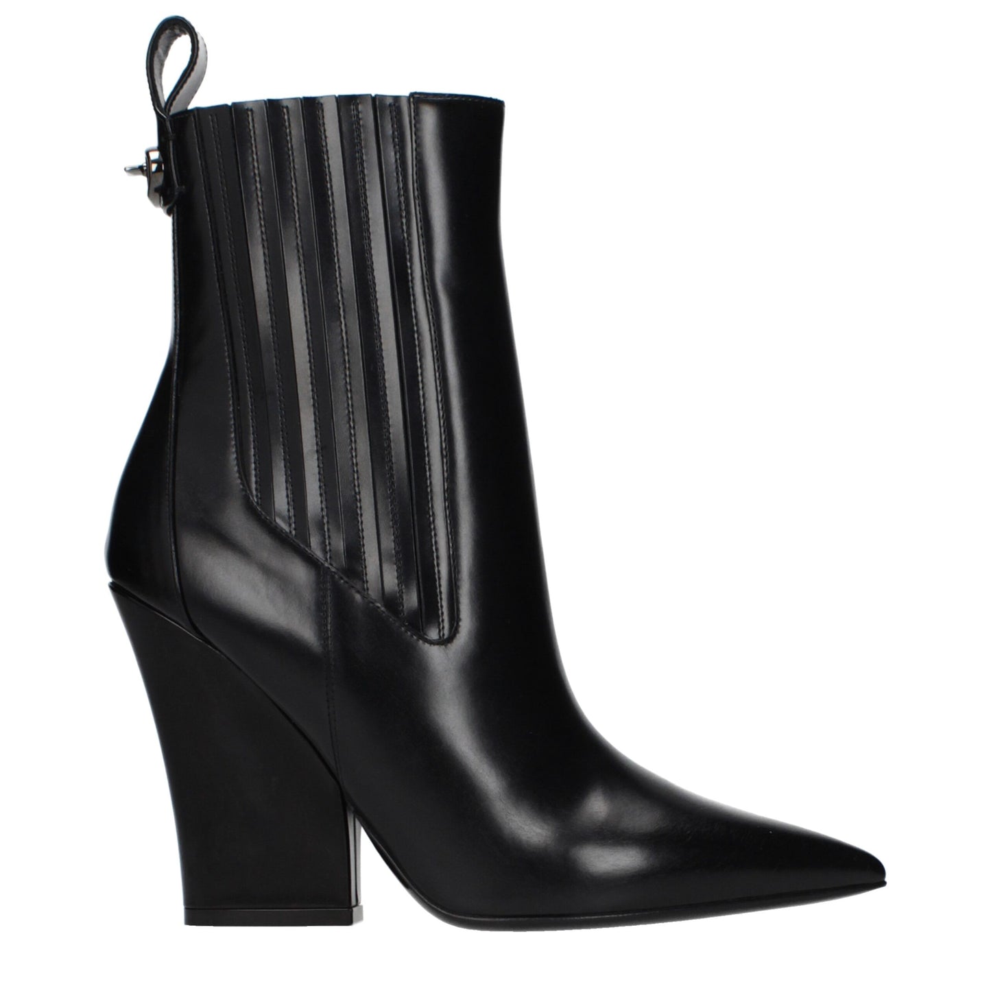 Botines Valentino Garavani de cuero negro