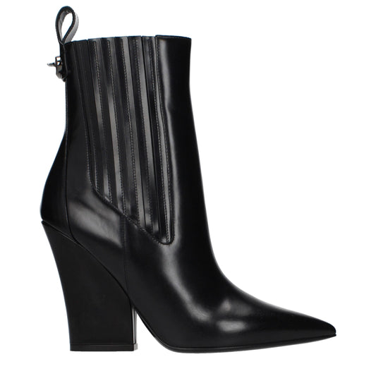 Botines Valentino Garavani de cuero negro