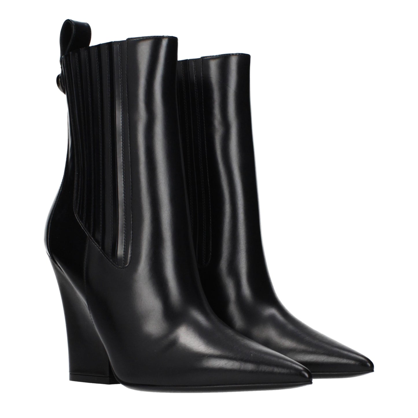 Botines Valentino Garavani de cuero negro