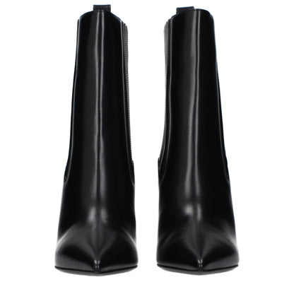 Botines Valentino Garavani de cuero negro