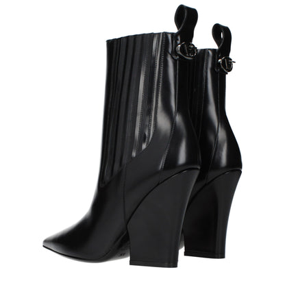 Botines Valentino Garavani de cuero negro