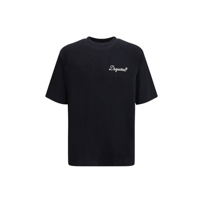 Dsquared² Black Cotton Oversized T-Shirt