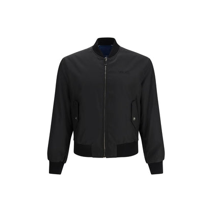 Chaqueta Versace de poliamida negra