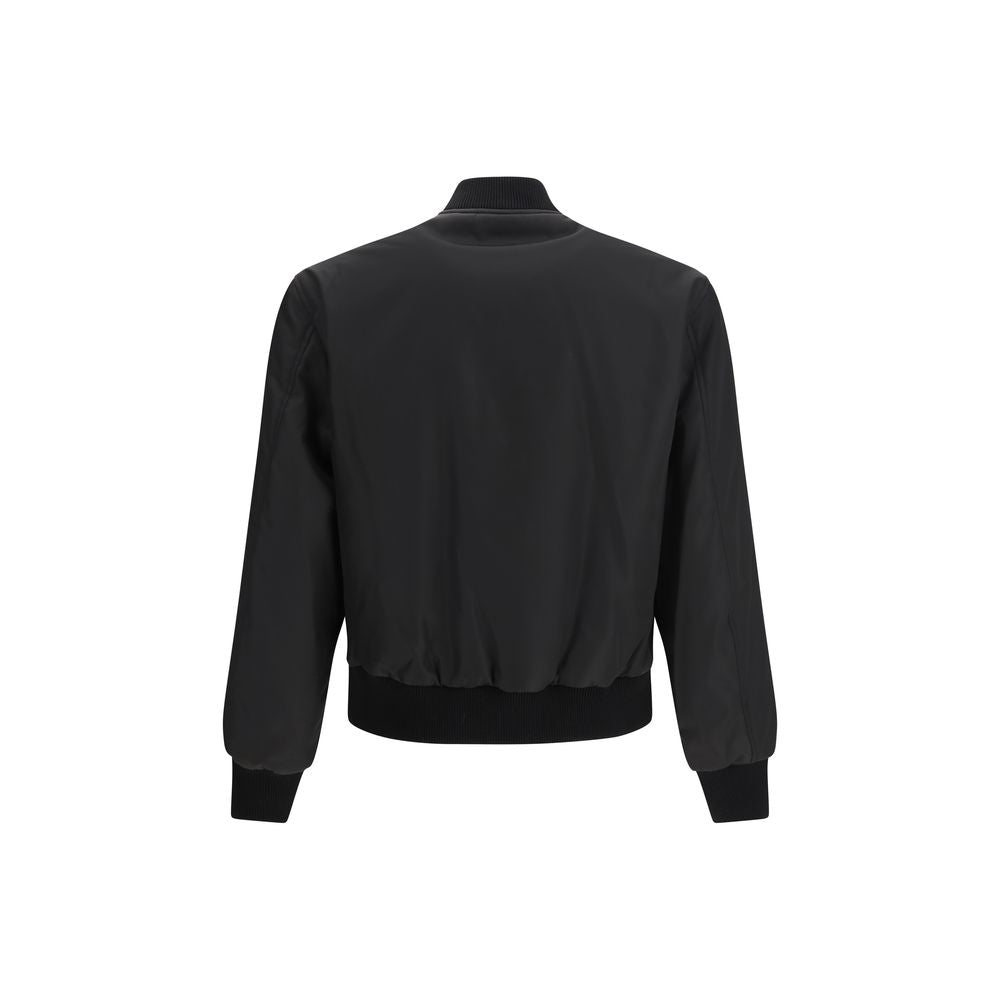 Chaqueta Versace de poliamida negra