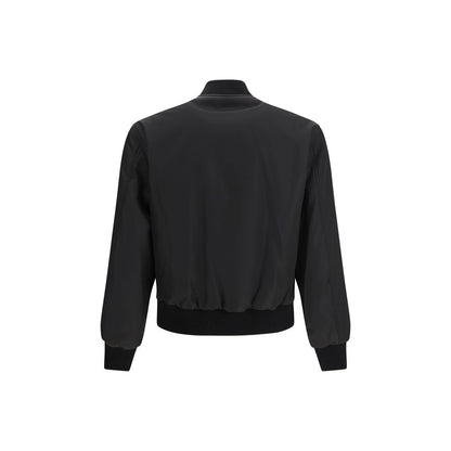 Chaqueta Versace de poliamida negra