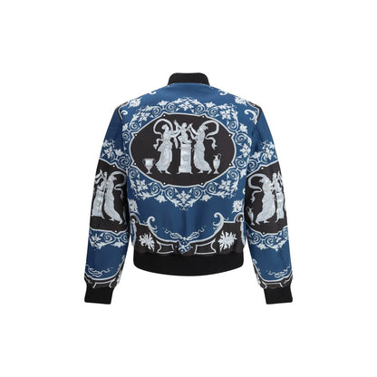 Chaqueta Versace de poliamida negra