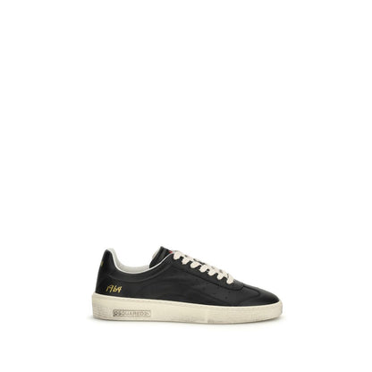 Dsquared² Black Calfskin Bos Taurus Sneakers