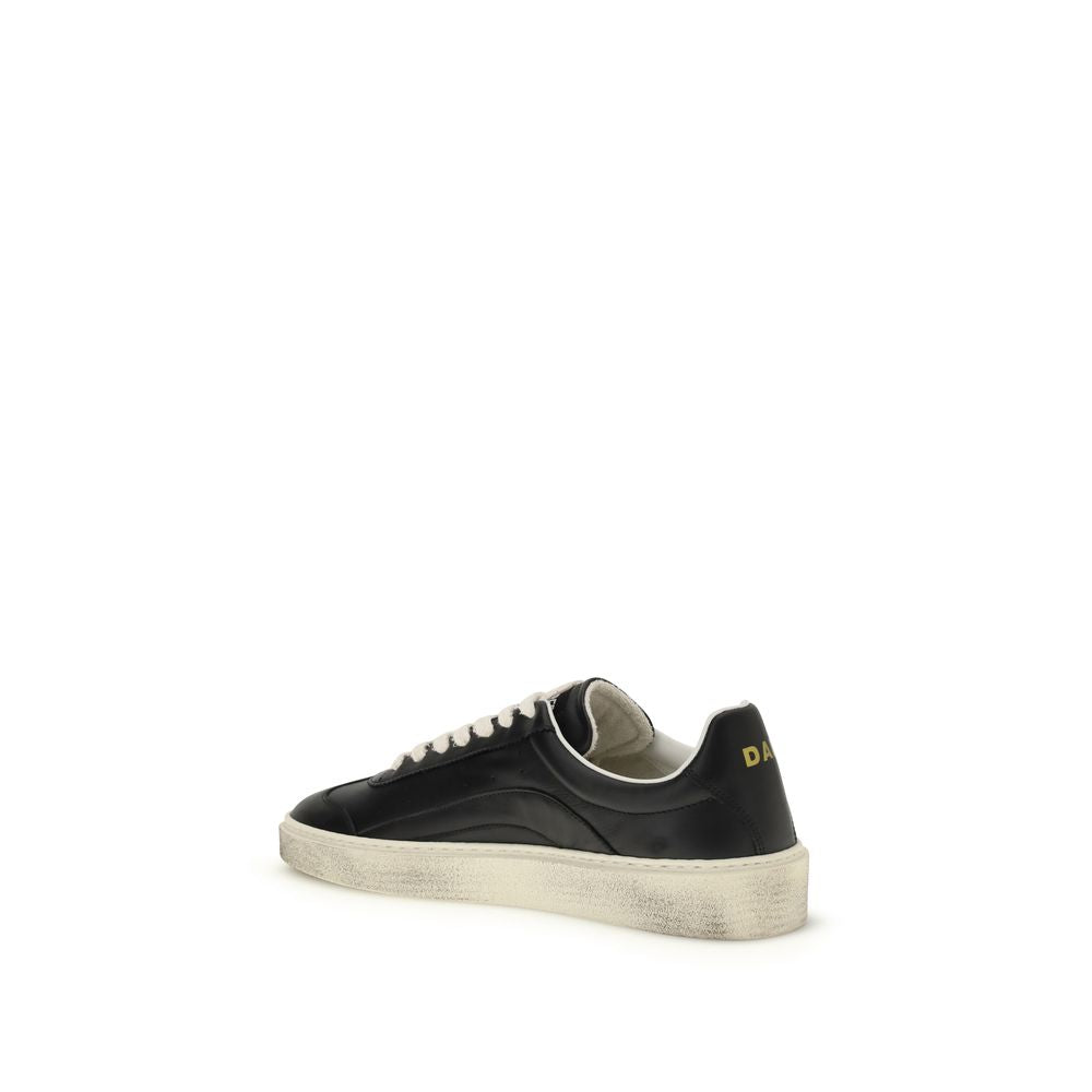 Dsquared² Black Calfskin Bos Taurus Sneakers